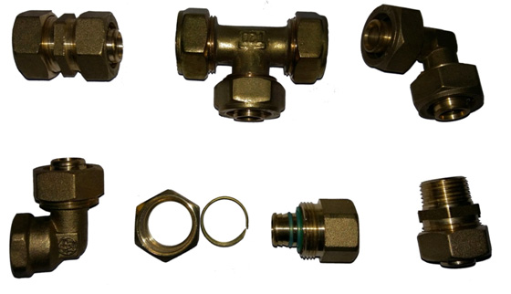 アルミ複合管の継手